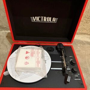 Victrola Portable Record Player never used!